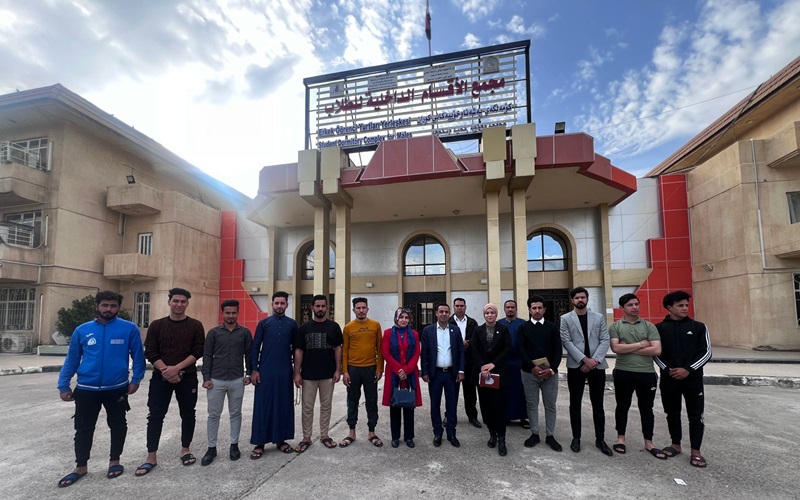 عميد كلية التربية الأساسية يتفقد الأقسام الداخلية